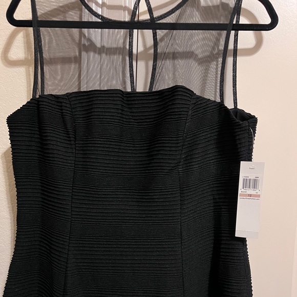 London Times fit and flare knit sleeveless cocktail dress - Picture 2 of 5